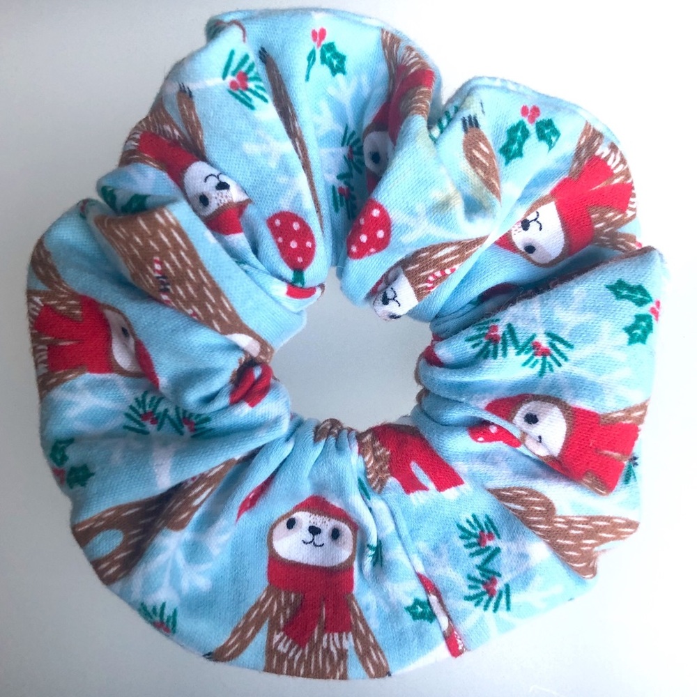 LAST CALL🆕Christmas Sloth Scrunchie